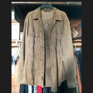 Leather Tommy Bahama shirt